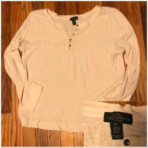 XL LRLwhite Henley